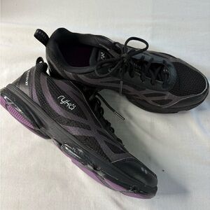 Ryka Women's Black and Purple Athletic Sneakers